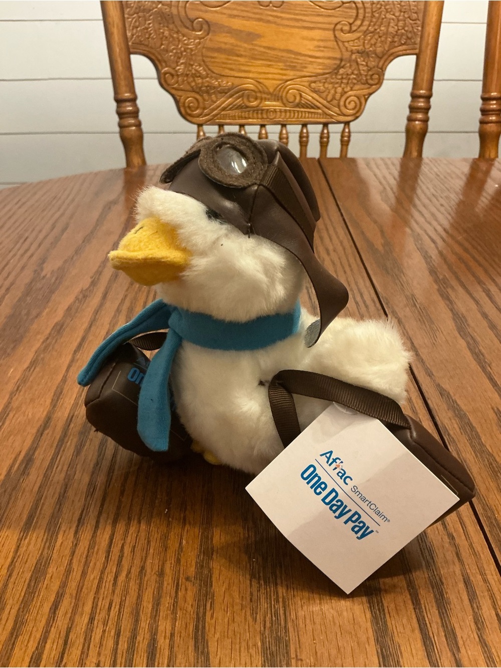 6-inch Aflac "One Day Pay" aviator pilot